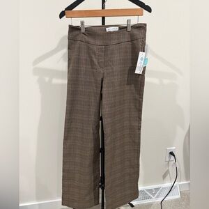 Margaret M Brown Multi-Tone Plaid Trousers